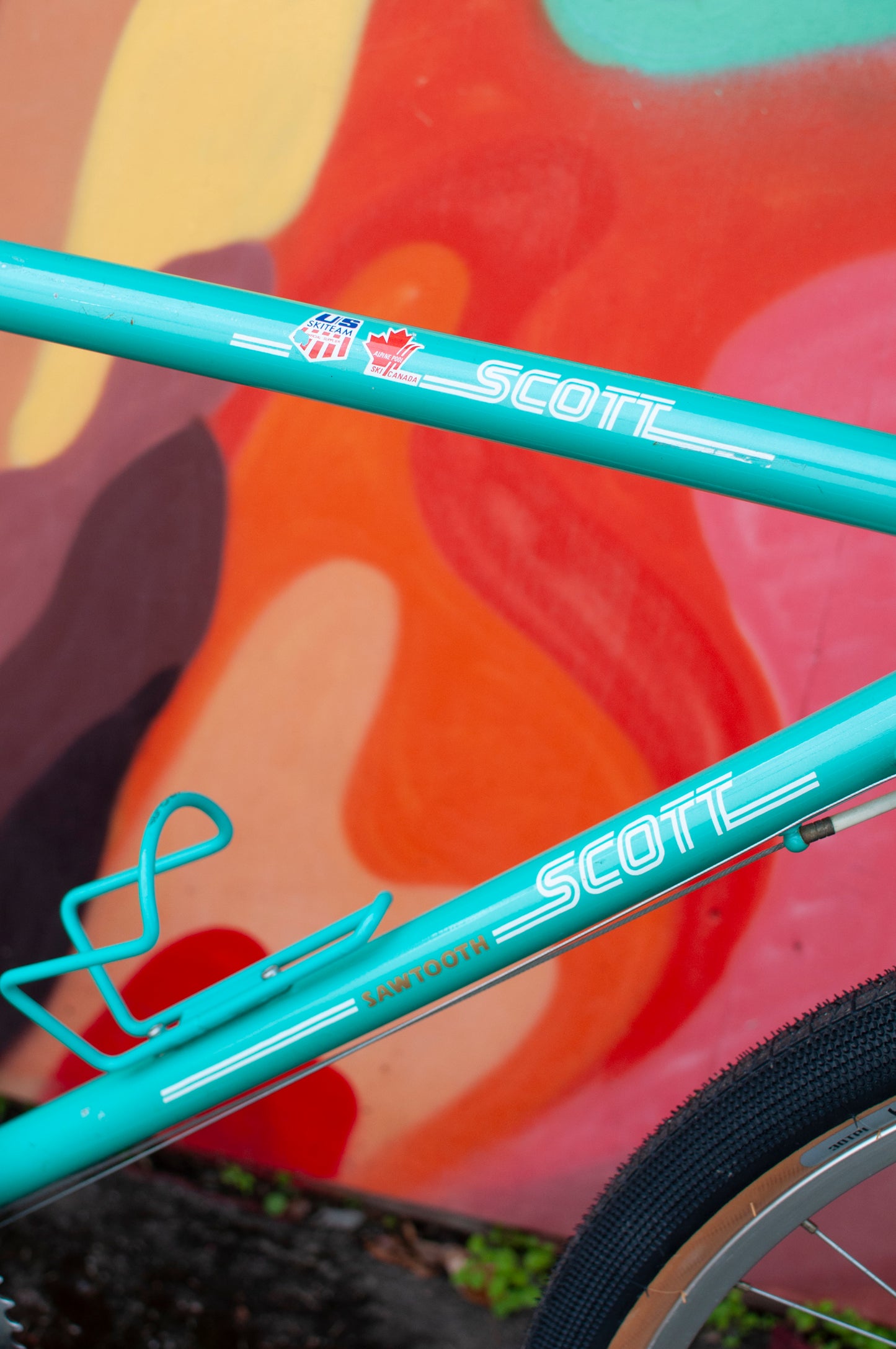 90s Scott US Ski Team Sawtooth All Terrain Bike, Teal, 47cm/Small