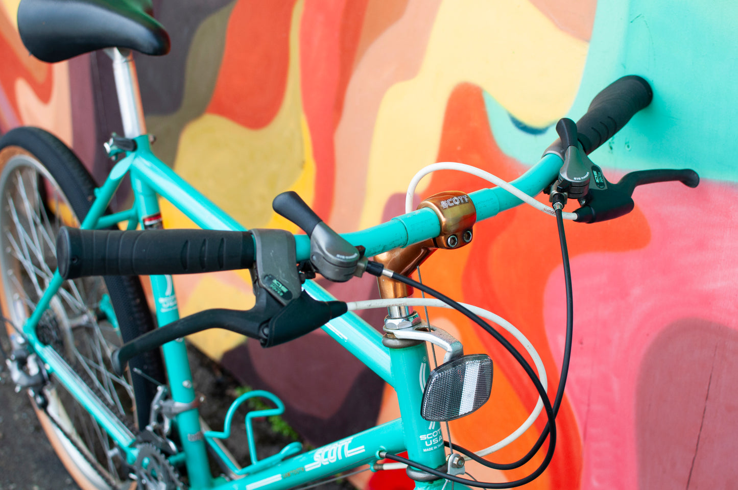 90s Scott US Ski Team Sawtooth All Terrain Bike, Teal, 47cm/Small