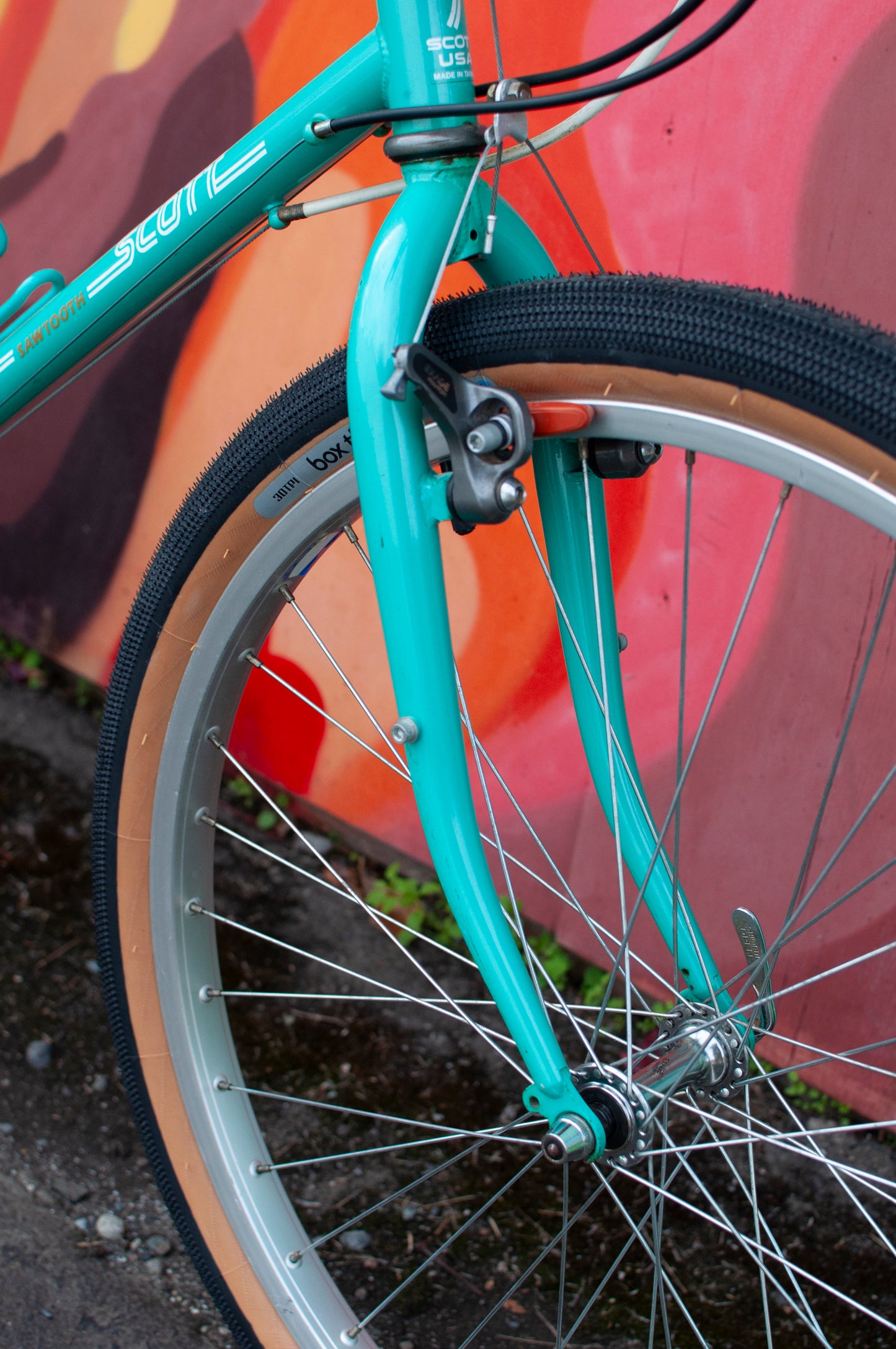 90s Scott US Ski Team Sawtooth All Terrain Bike, Teal, 47cm/Small