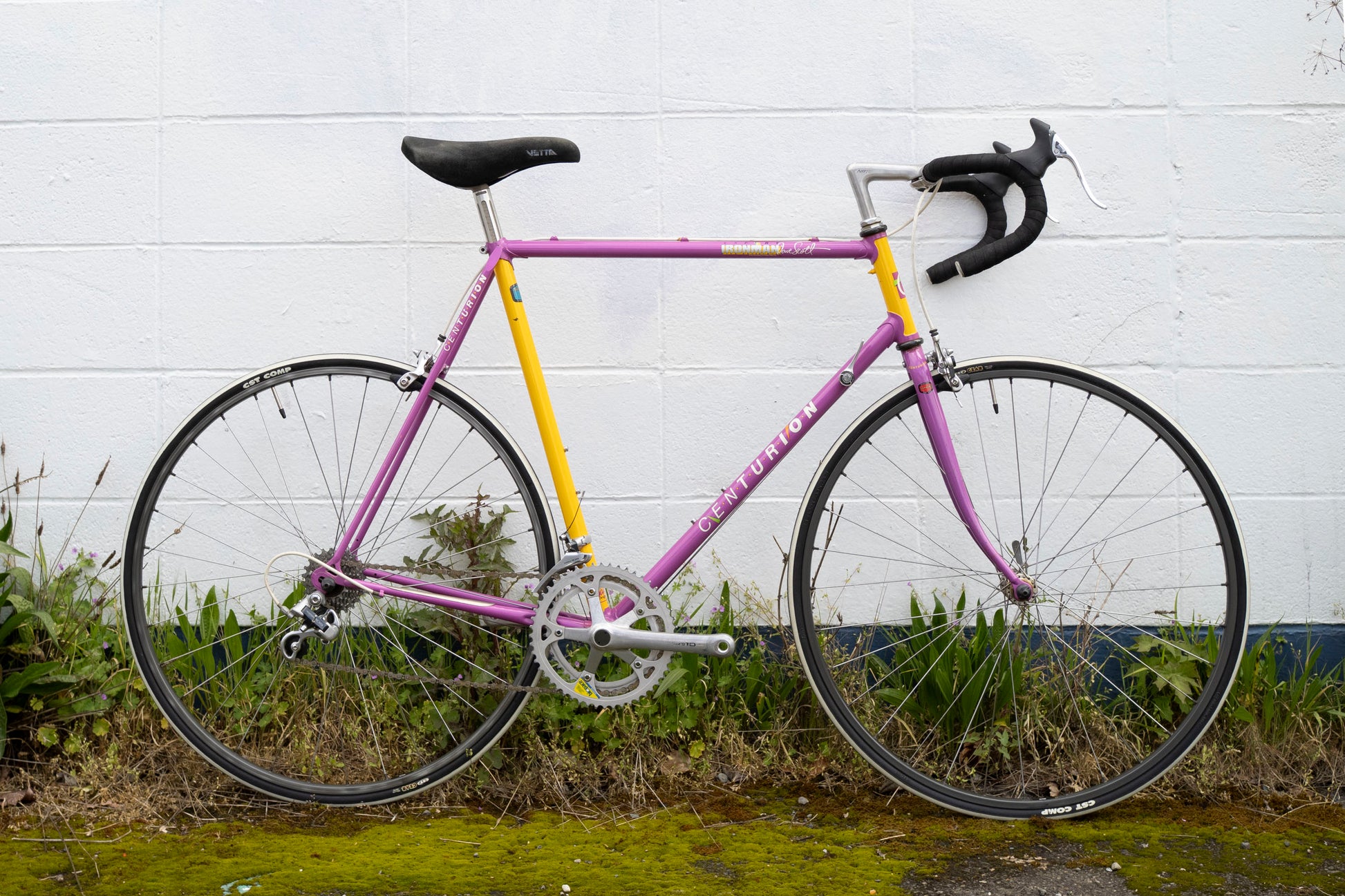 dave scott ironman bicycle 1987 Centurion Dave Scott Expert Ironman Road Bike, Purple & Yellow, 59cm
