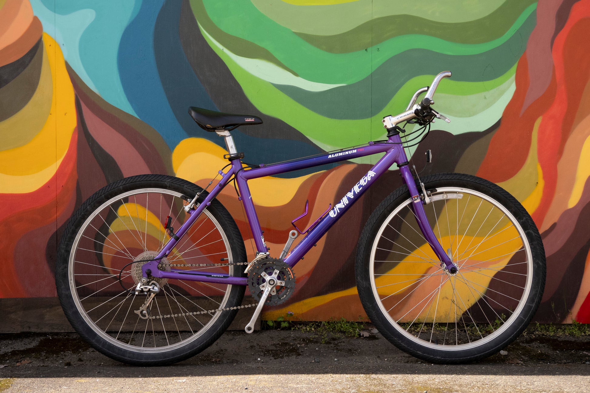 univega mountainbike damen Univega Aluminum 701 All-Terrain Bike, purple, 43cm/XS – Cycle & Coffee