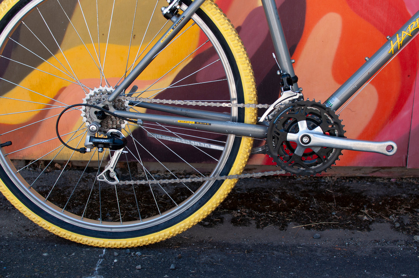 Late 90s Specialized Hardrock Ultra, All Terrain Bike, Grey & Yellow, 43cm/XS